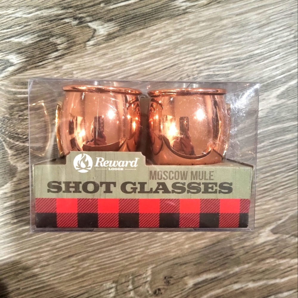 New Mini moscow mule shot glasses